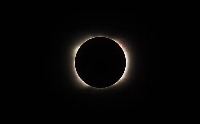 Total solar eclipse of December 14, 2020 as viewed from Gorbea, Chile